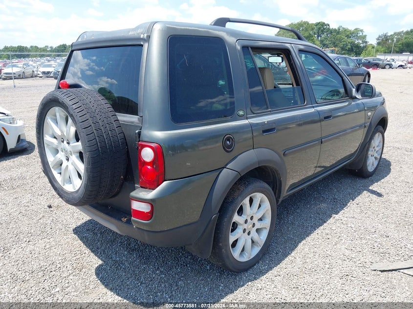 2005 LAND ROVER FREELANDER SPORT UTILITY VEHICLE 2.5L V-6 DOHC, 174HP