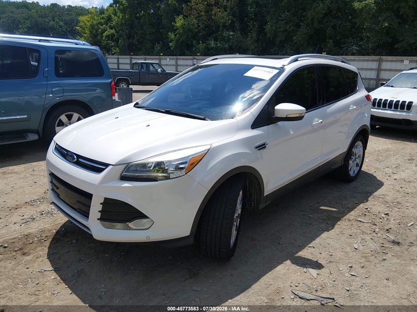 Vin: 1fmcu0jx8euc06773, lot: 46272363, ford escape titanium 20142