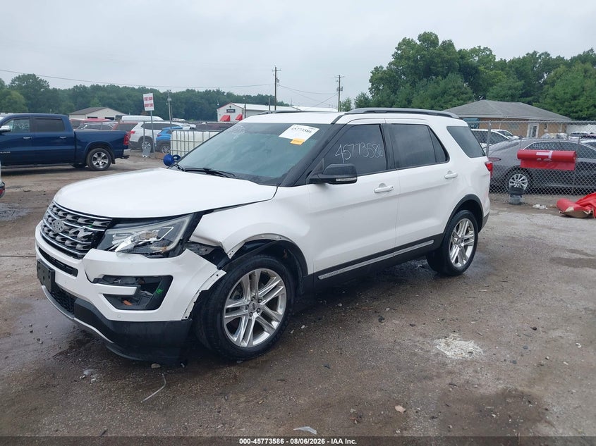 Vin: 1fm5k8d80hgd37166, lot: 46272366, ford explorer xlt 20172