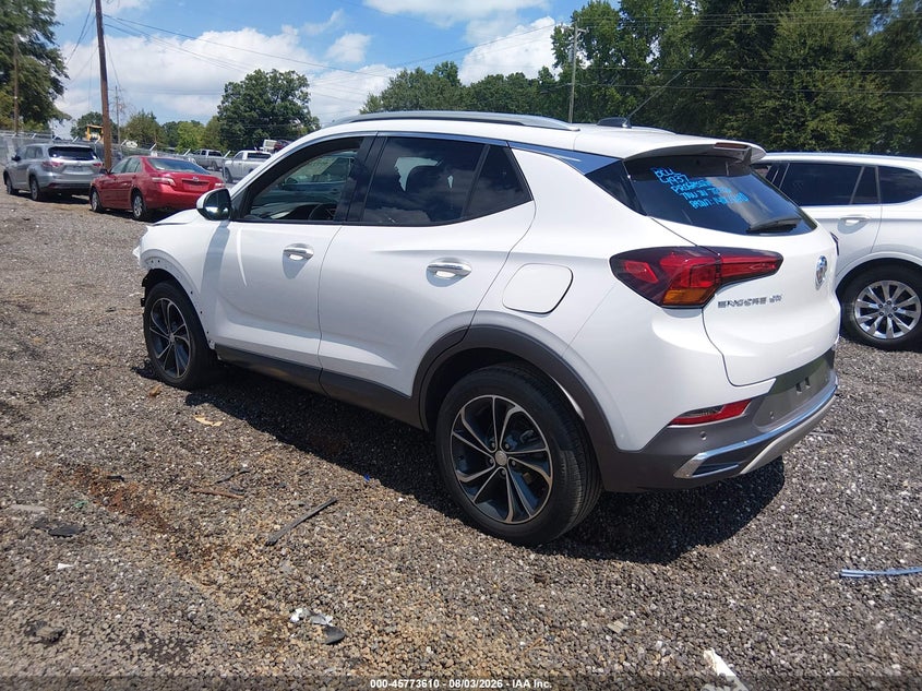 Vin: kl4mmfsl3nb101748, lot: 46272390, buick encore gx fwd essence 20223