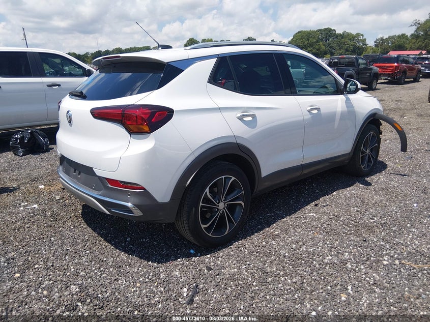 Vin: kl4mmfsl3nb101748, lot: 46272390, buick encore gx fwd essence 20224