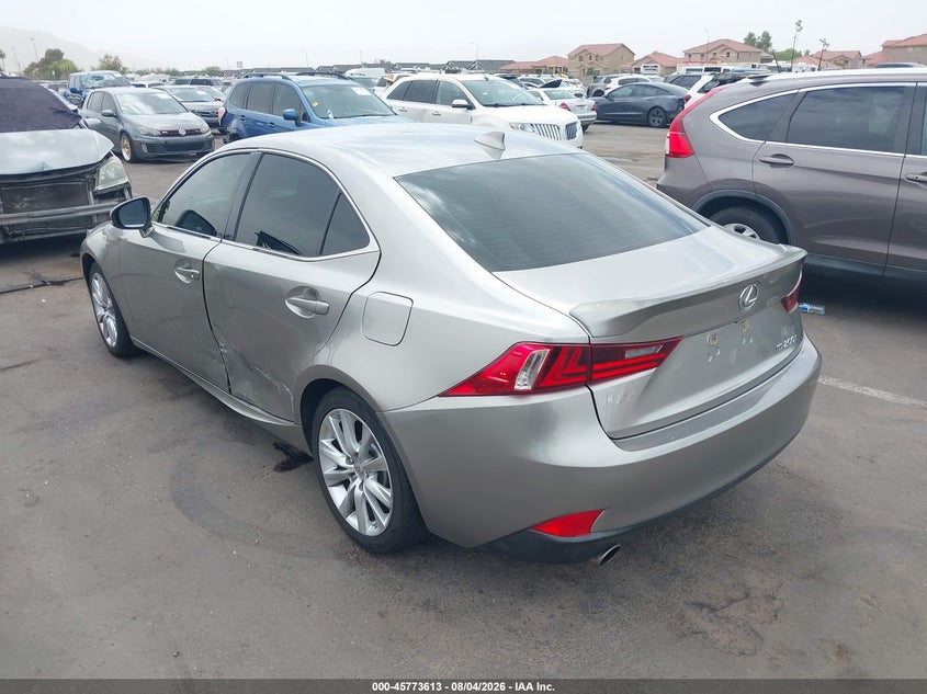 Vin: jthba1d23g5031441, lot: 46272393, lexus is 200t 20163