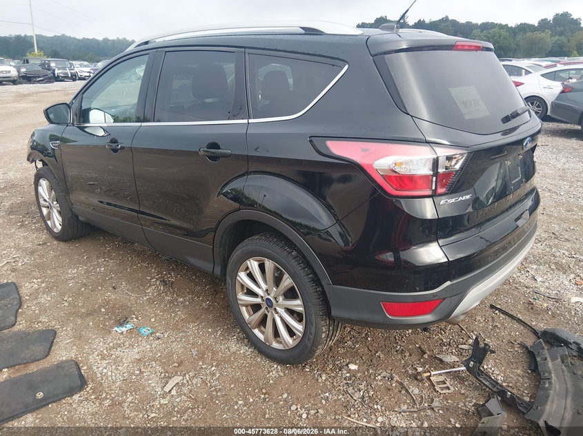 Vin: 1fmcu9j90huc71403, lot: 46272408, ford escape titanium 20173