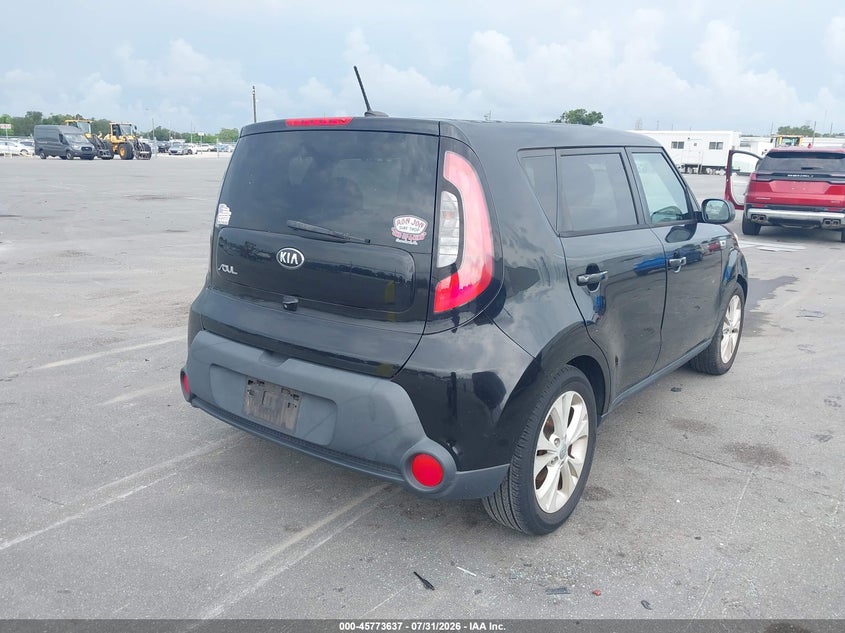 Vin: kndjp3a58f7159036, lot: 46272417, kia soul + 20154