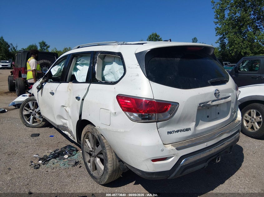 Vin: 5n1ar2mm4ec714928, lot: 46272420, nissan pathfinder platinum 20143
