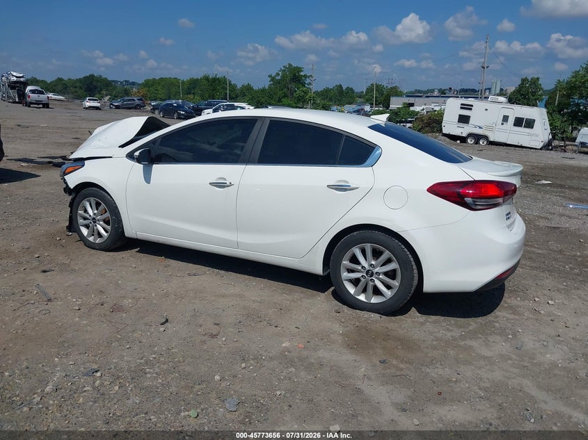 Vin: 3kpfl4a76he102765, lot: 46272436, kia forte s 20173
