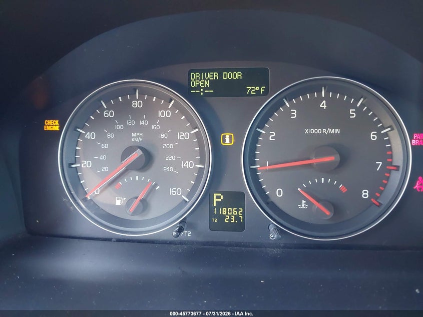 2007 VOLVO C70 auction photo 7