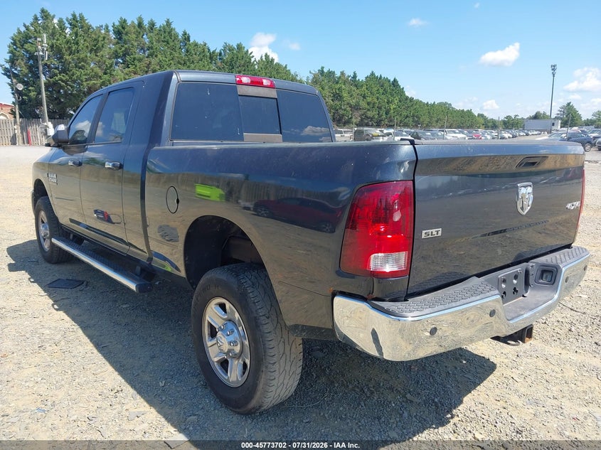 Vin: 3c6ur5mj7jg162106, lot: 46272482, ram 2500 slt  4x4 6'4 box 20183