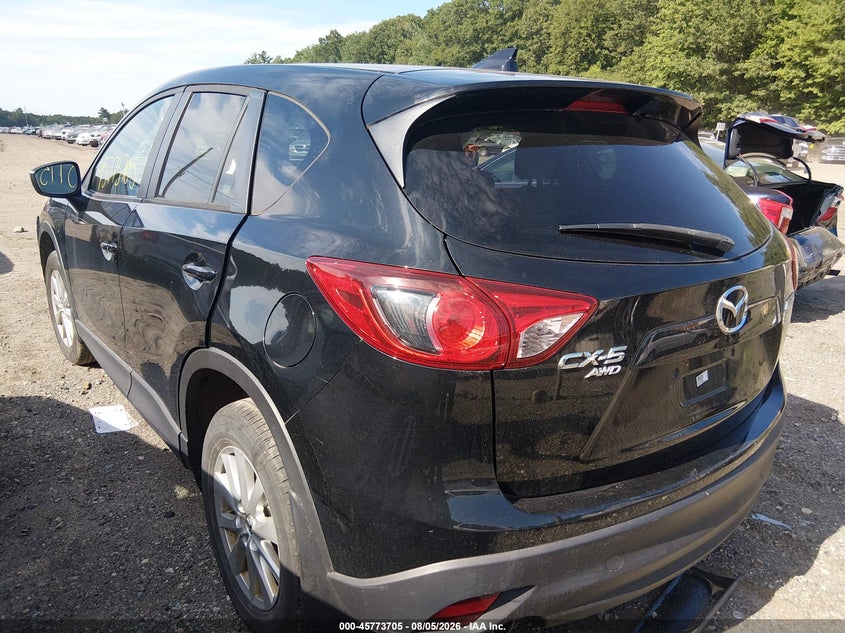Vin: jm3ke4cy9g0805063, lot: 46272485, mazda cx-5 touring 20163