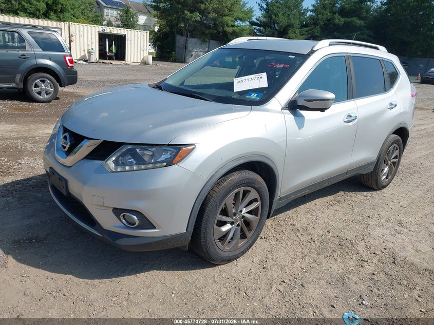 2016 Nissan Rogue, Звичайний знос, IAAI, VIN JN8AT2MV7GW139308 — фото 2