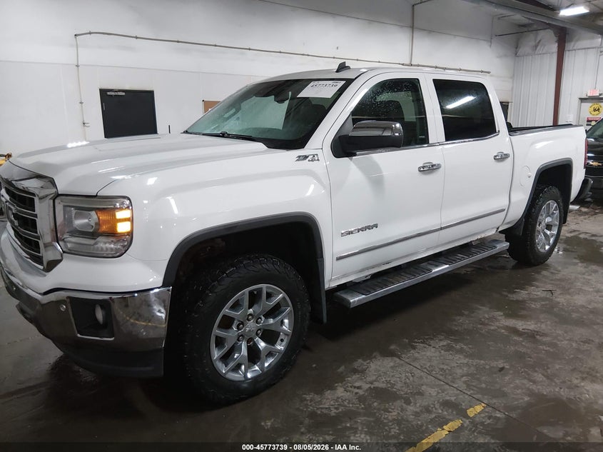 Vin: 3gtu2vec7eg359411, lot: 46272519, gmc sierra 1500 slt 20142