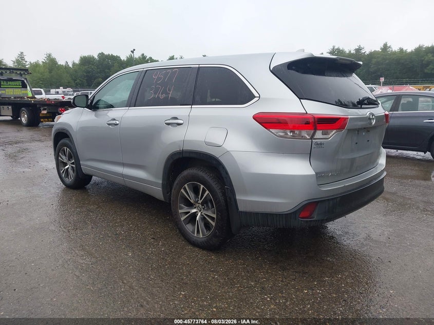 Vin: 5tdbzrfh1hs402389, lot: 46272544, toyota highlander le plus 20173