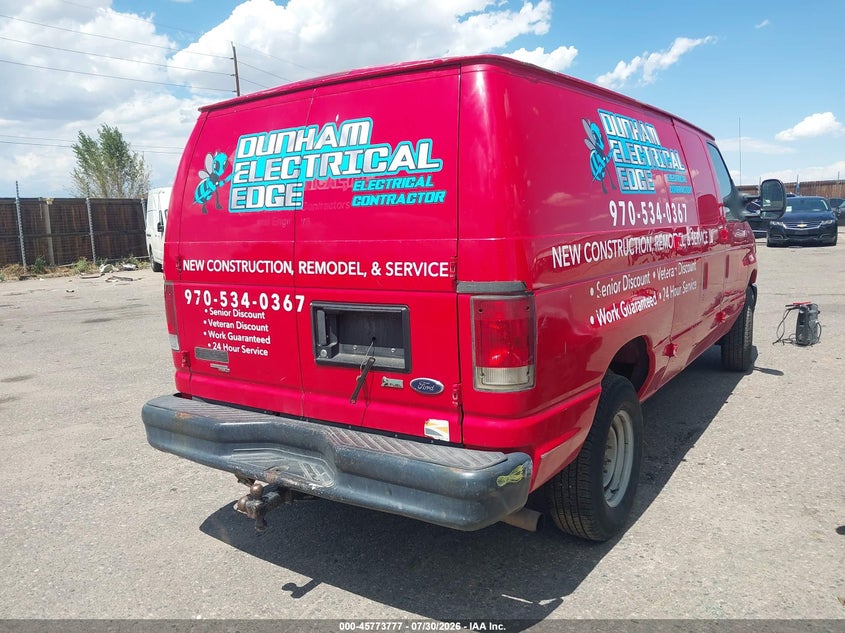 Vin: 1ftse3el2bdb13605, lot: 46272557, ford e-350 super duty commercial 20114