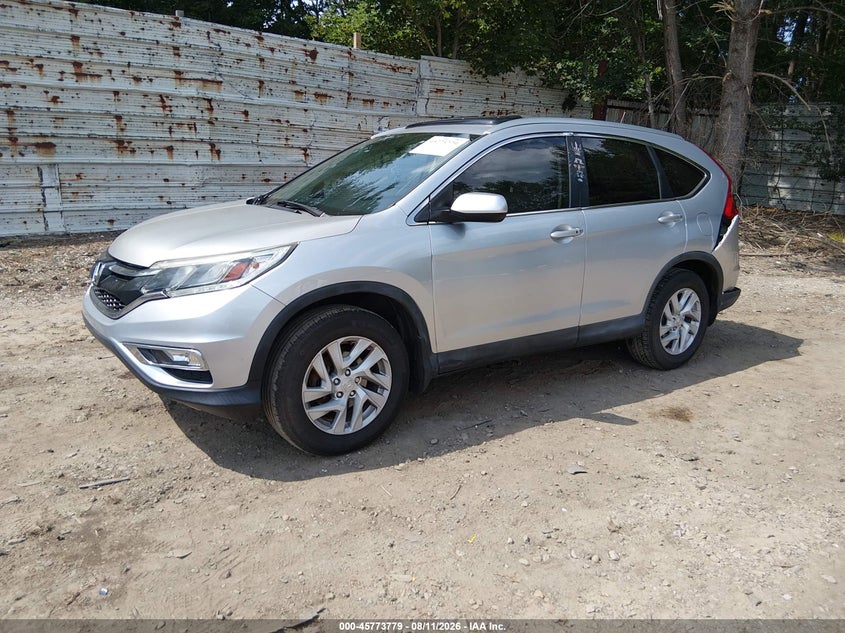 2015 Honda CR-V, Rear, IAAI, VIN 2HKRM3H72FH500154 — photo 2