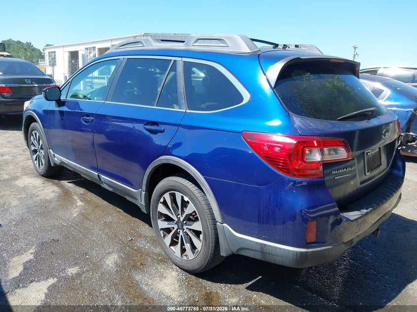 Vin: 4s4bsbnc7f3270945, lot: 46272565, subaru outback 2.5i limited 20153