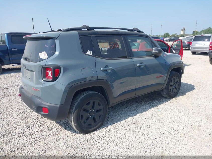 Vin: zaccjbcbxjph83794, lot: 46272566, jeep renegade trailhawk 4x4 20184