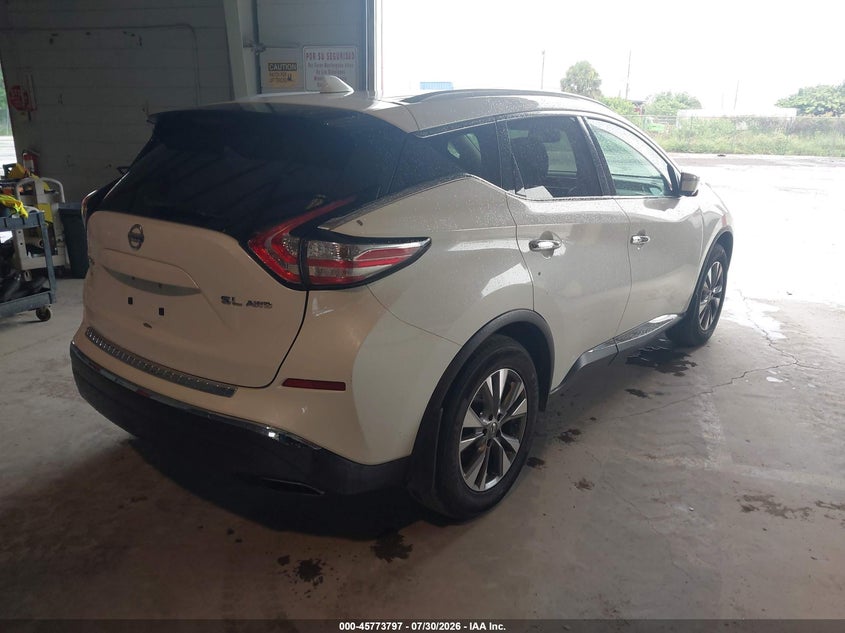 Vin: 5n1az2mh1hn146472, lot: 46272577, nissan murano sl 20174