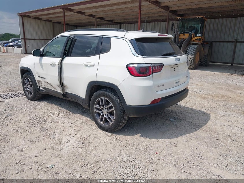 Vin: 3c4njdbb8ht666465, lot: 46272578, jeep new compass latitude 4x4 20173