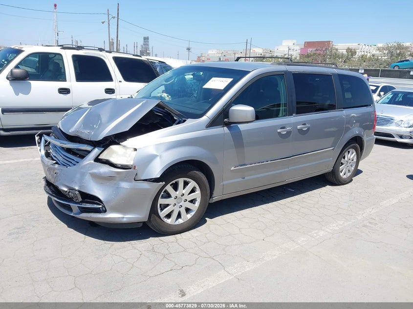 Vin: 2c4rc1bg9er211838, lot: 46272609, chrysler town & country touring 20142