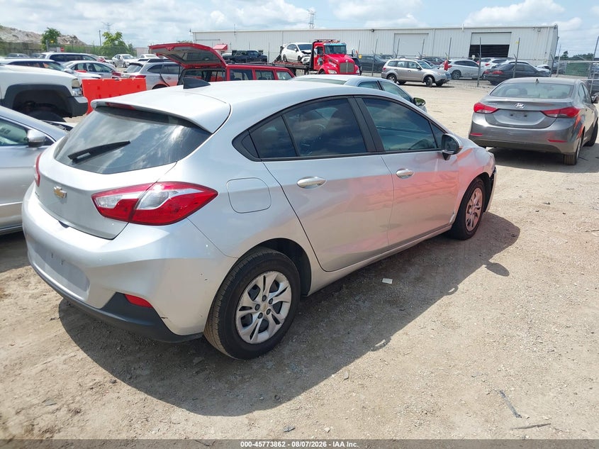 Vin: 3g1bc6sm0ks535112, lot: 46272642, chevrolet cruze ls 20194