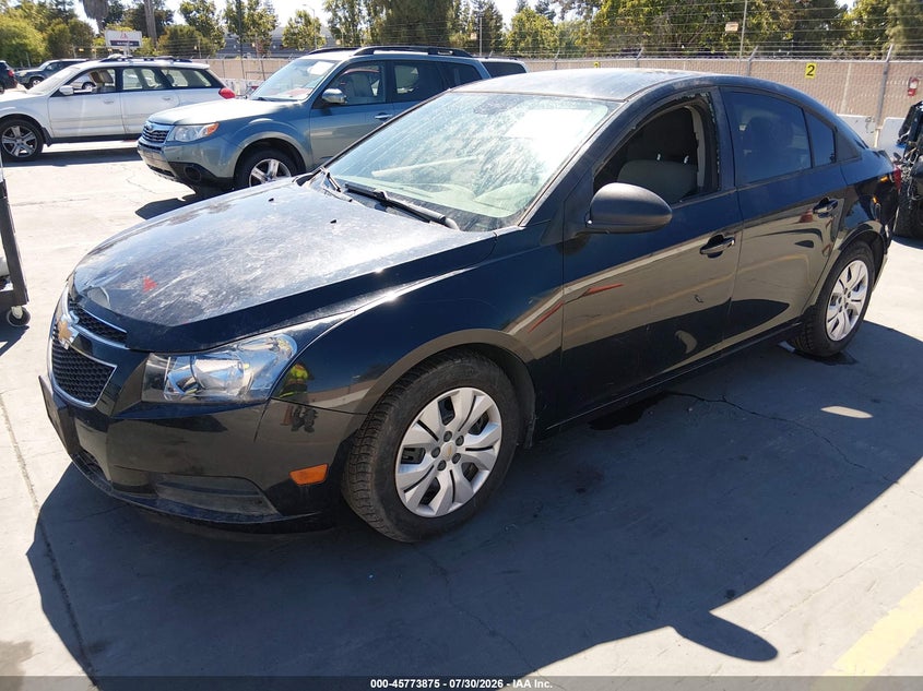 2014 Chevrolet Cruze Ls Auto, Обычный износ, IAAI, VIN 1G1PA5SGXE7104621 — фото 2