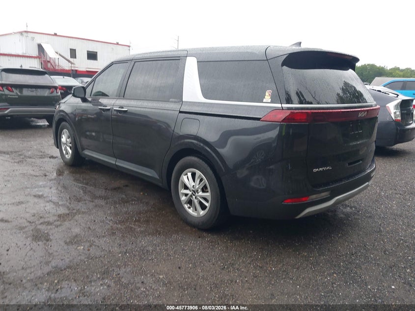 Vin: kndnb4h37p6194748, lot: 46272686, kia carnival mpv lx seat package 20233