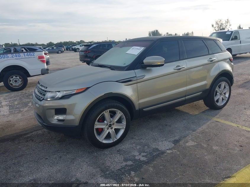Vin: salvr2bg7ch618352, lot: 46272702, land rover range rover evoque pure plus 20122