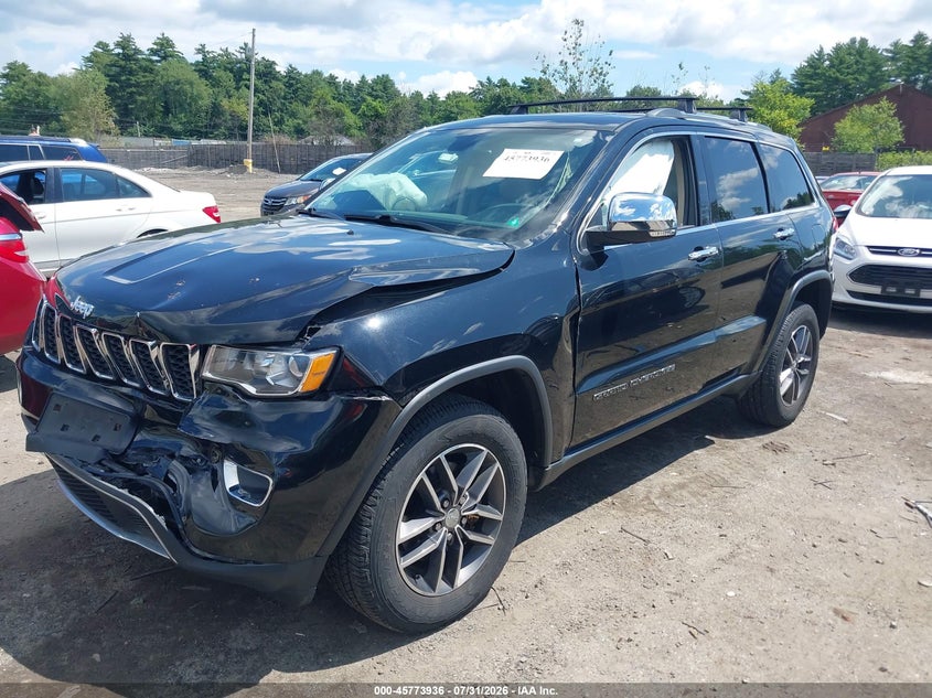 Vin: 1c4rjfbg7hc782423, lot: 46272716, jeep grand cherokee limited 20172