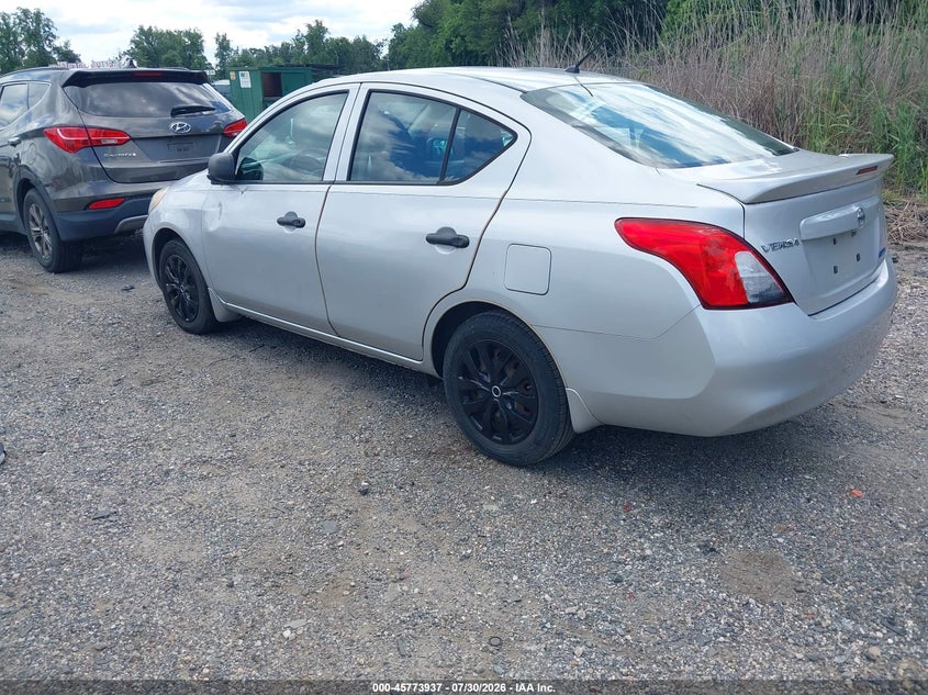 Vin: 3n1cn7apxdl881210, lot: 46272717, nissan versa 1.6 s+ 20133
