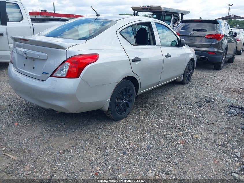 Vin: 3n1cn7apxdl881210, lot: 46272717, nissan versa 1.6 s+ 20134