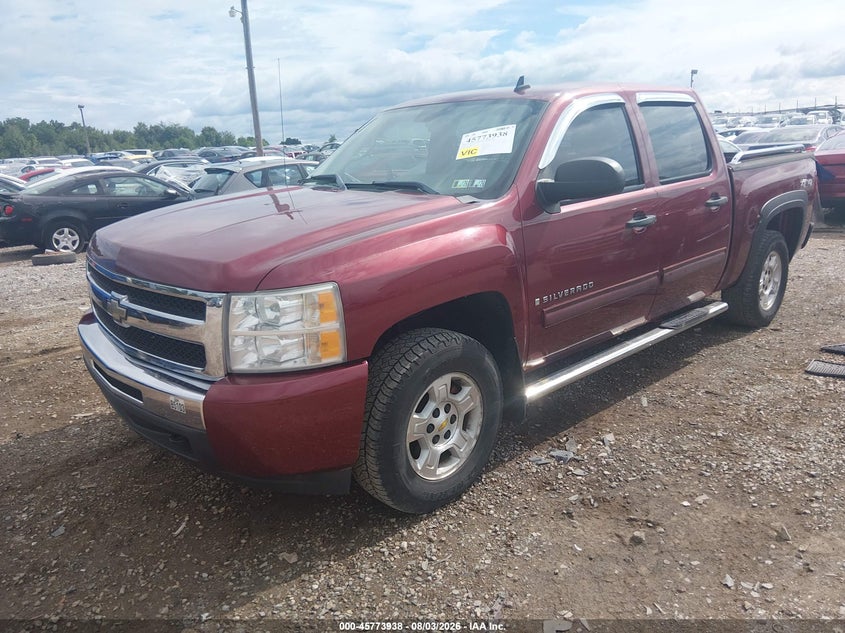 2009 Chevrolet Silverado, Rear, IAAI, VIN 3GCEK23309G157375 — photo 2