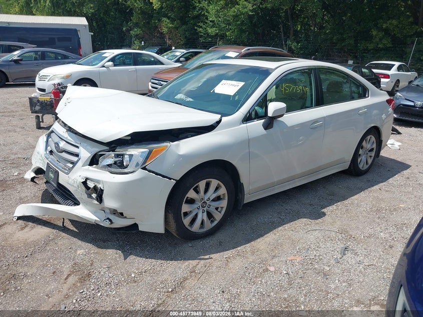 Vin: 4s3bnbe63f3014758, lot: 46272729, subaru legacy 2.5i premium 20152
