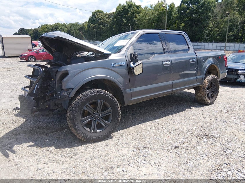 Vin: 1ftew1ef8ffa47659, lot: 46272731, ford f-150 lariat 20152