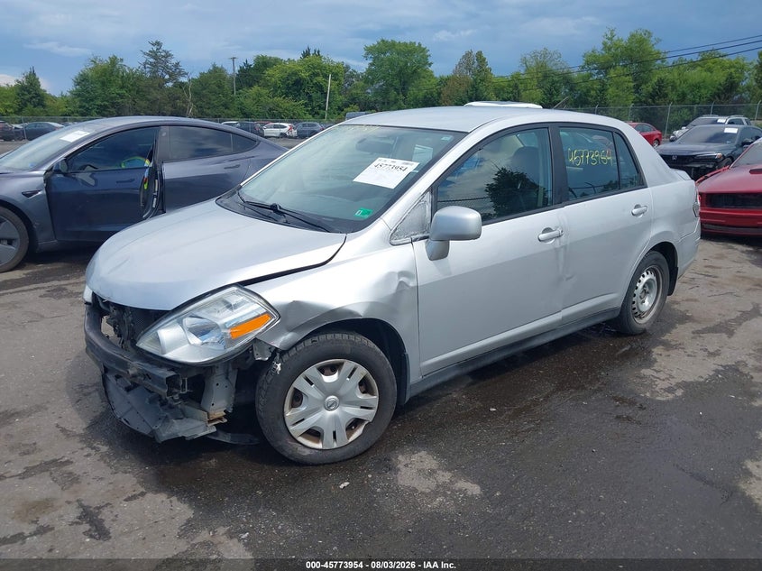 Vin: 3n1bc1ap1al380314, lot: 46272734, nissan versa 1.8s 20102