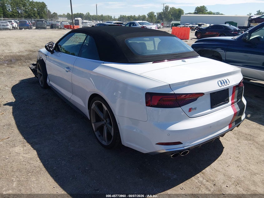 Vin: wau24gf54kn004824, lot: 46272741, audi s5 3.0t premium plus 20193