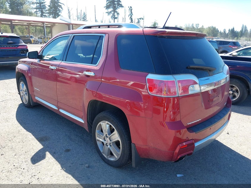 Vin: 2gkflzek2e6150498, lot: 46272773, gmc terrain denali 20143