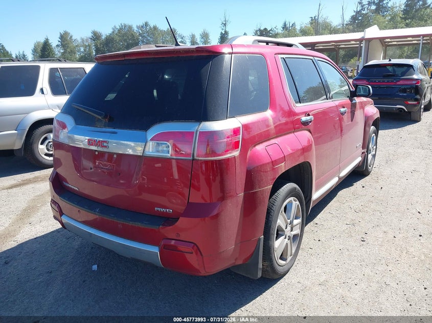 Vin: 2gkflzek2e6150498, lot: 46272773, gmc terrain denali 20144