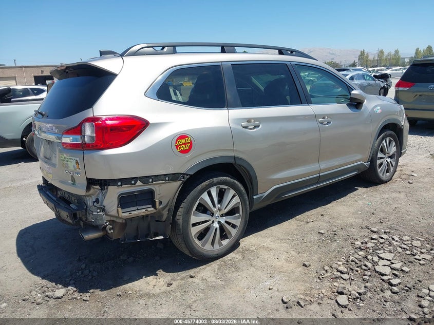 Vin: 4s4wmahd9l3427929, lot: 46272783, subaru ascent premium 20204