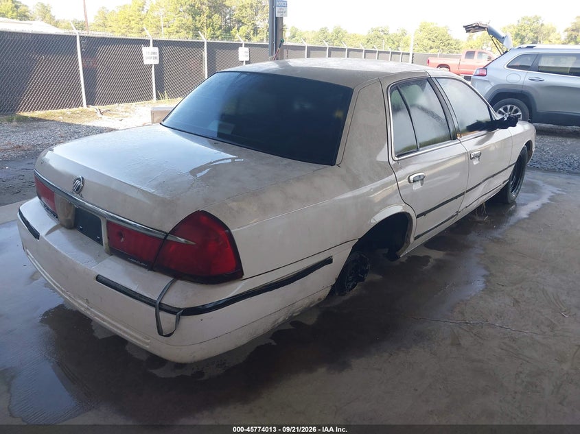 MERCURY GRAND MARQUIS 2000 VIN 2MEFM75WXYX651488