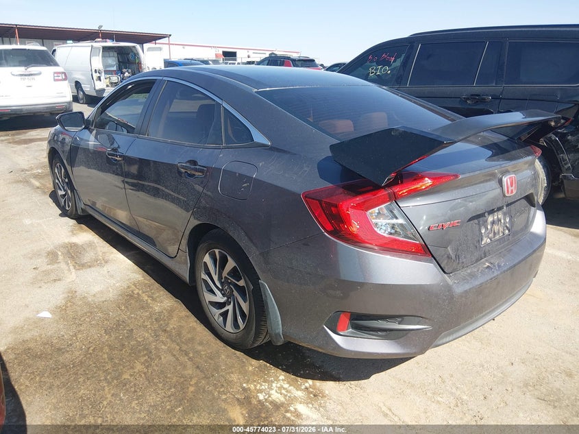 Vin: 19xfc2f80ge248227, lot: 46272803, honda civic ex 20163