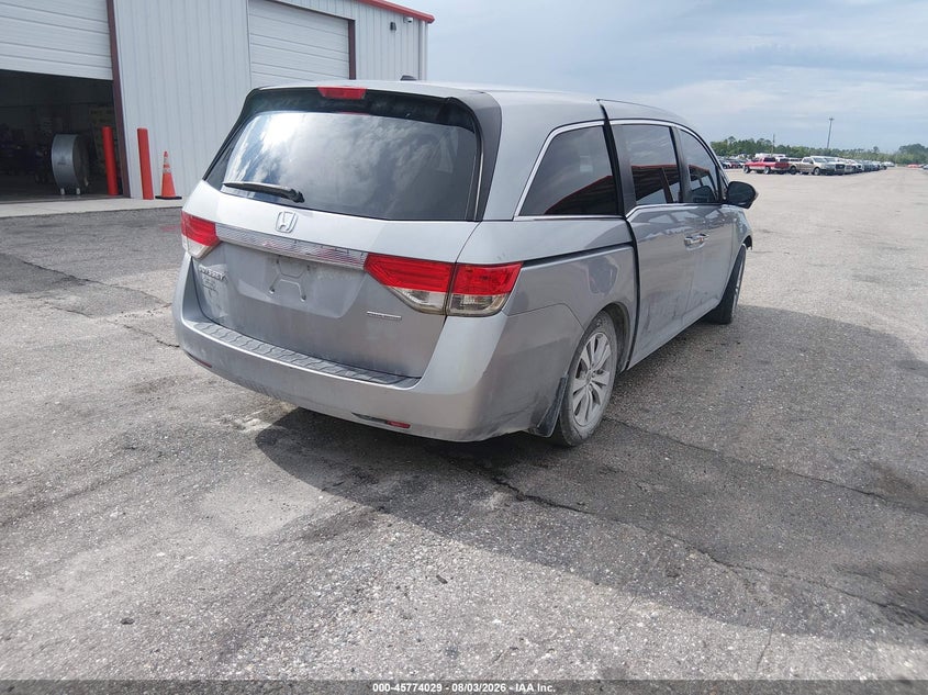 Vin: 5fnrl5h30gb103103, lot: 46272809, honda odyssey se 20164