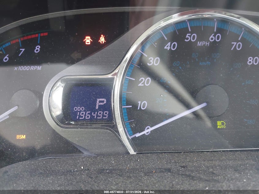 2013 TOYOTA SIENNA VAN 3.5L V-6 DOHC, VVT, 266HP
