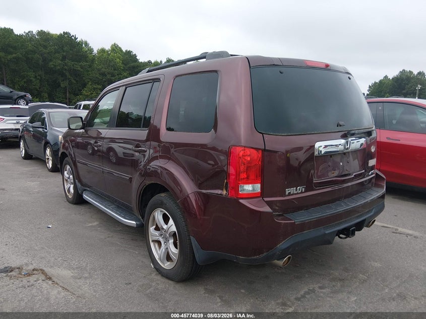 Vin: 5fnyf4h58cb080226, lot: 46272819, honda pilot ex-l 20123