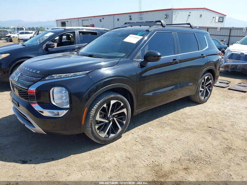 Vin: ja4j4ua85nz022092, lot: 46272869, mitsubishi outlander black edition s-awc/se 2.5 s-awc/se launch edition s-awc 20222