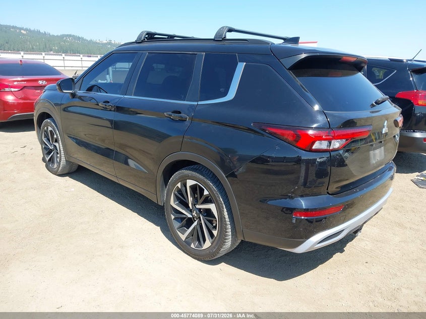 Vin: ja4j4ua85nz022092, lot: 46272869, mitsubishi outlander black edition s-awc/se 2.5 s-awc/se launch edition s-awc 20223