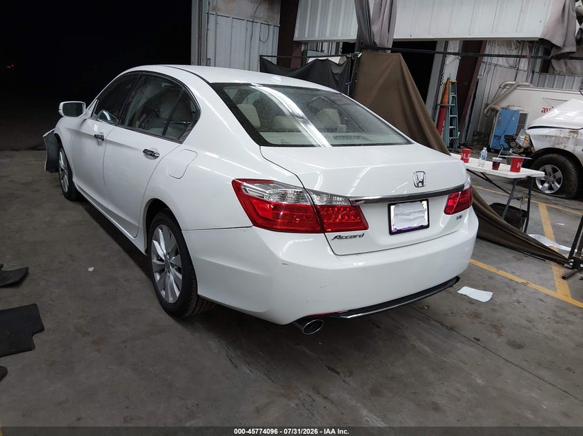 Vin: 1hgcr3f80ea010256, lot: 46272876, honda accord ex-l v-6 20143