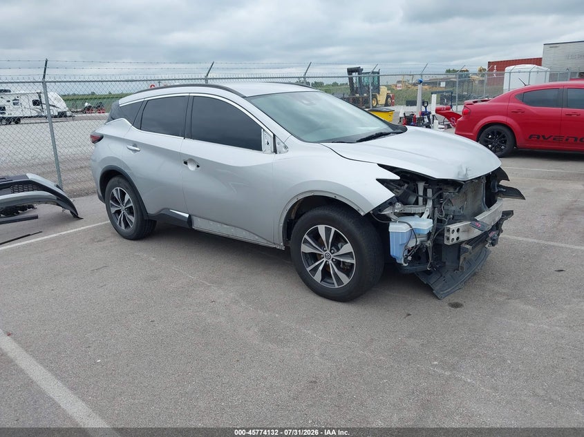 Vin: 5n1az2bj3ln128215, lot: 46272911, nissan murano sv fwd 2020 img_1