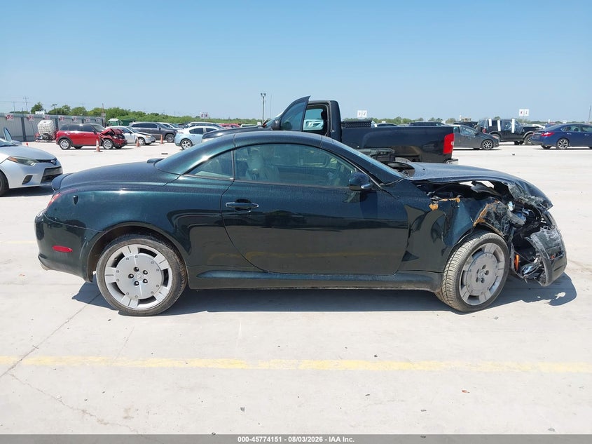 LEXUS SC 430 2002 VIN JTHFN48Y320004011