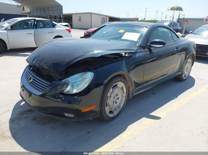 2002 Lexus SC, Hail, IAAI, VIN JTHFN48Y320004011 — photo 2