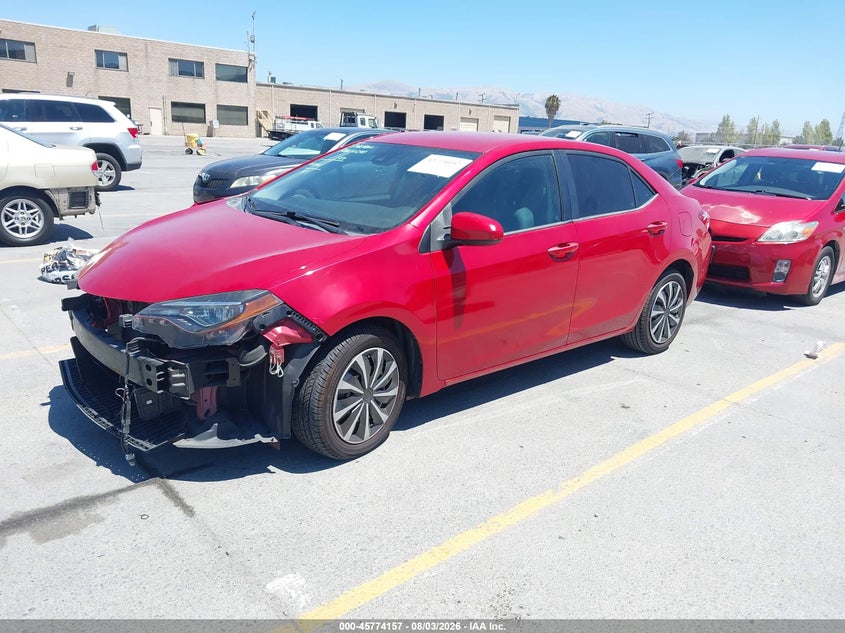 Vin: 2t1burhe5kc205954, lot: 46272937, toyota corolla le 20192